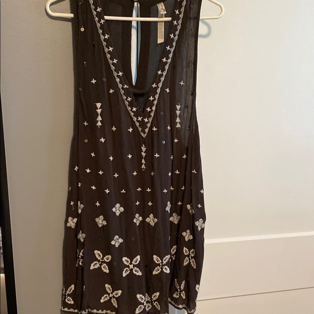 Free People Romper IChocolate Brown